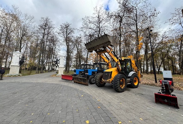 Парки Серпухова готовы к зимнему сезону