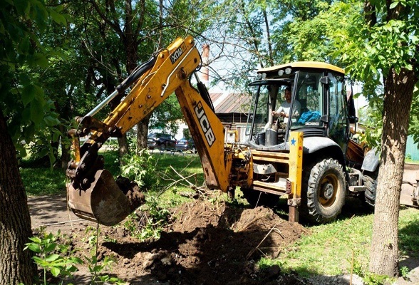 В Серпухове продолжается сезон благоустройства дворов